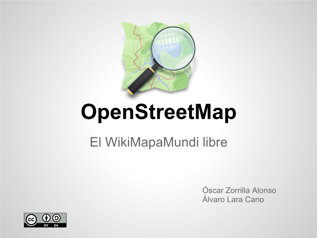 Openstreetmap El Wikimapamundi Libre