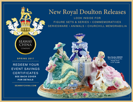 New Royal Doulton Releases LOOK INSIDE for FIGURE SETS & SERIES • COMMEMORATIVES SERIESWARE • ANIMALS • CHURCHILL MEMORABILIA