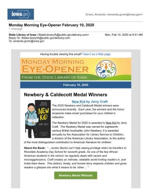 Newbery & Caldecott Medal Winners
