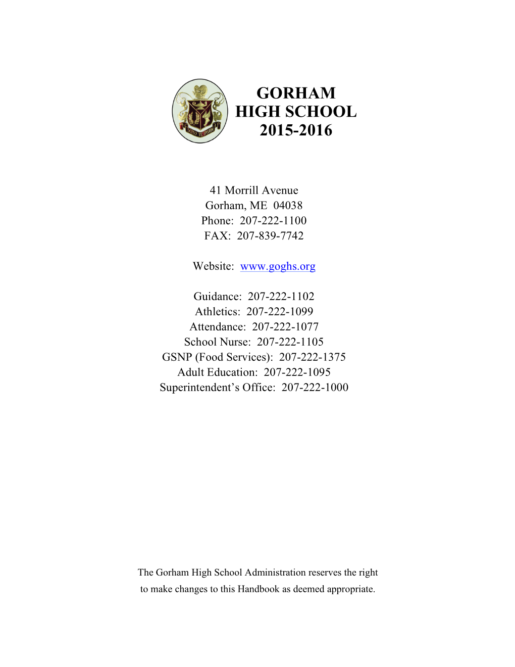 GHS Handbook 2015-16-1