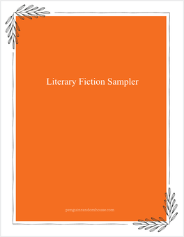 Literary Fiction Sampler