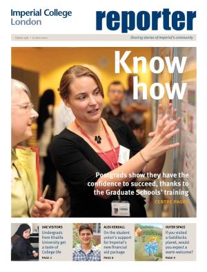 Issue 236 ▸ 21 July 2011 Reportersharing Stories of Imperial’S Community Know How