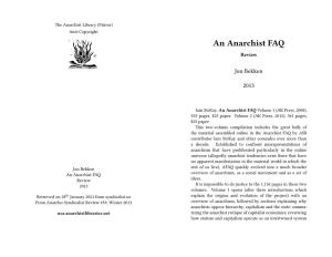 Anarchist Library (Mirror) Anti-Copyright an Anarchist FAQ Review