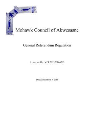 General Referendum Regulation