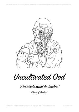 Free Doctor Who Fan Art Colouring Pages by Nat Titman, Creative Commons Attribution Licensed, Not for Commercial Use