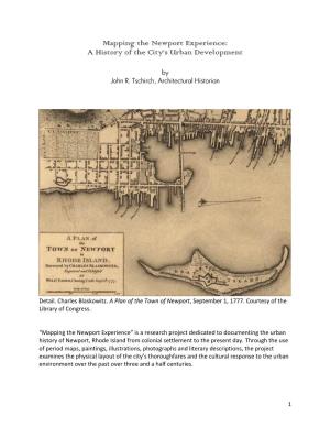 Mapping the Newport Experience: a History of the City's Urban Development