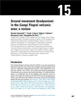 Ground Movement (Bradyseism) in the Campi Flegrei Volcanic Area: a Review