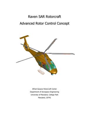 Raven SAR Rotorcraft Advanced Rotor Control Concept
