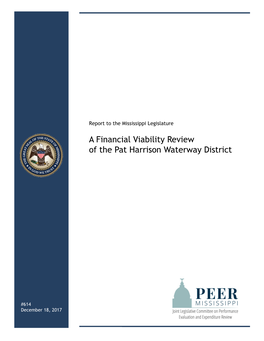 A Financial Viability Review of the Pat Harrison Waterway District