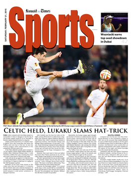 Celtic Held, Lukaku Slams Hat-Trick