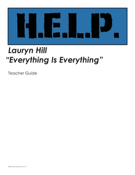 Lauryn Hill “Everything Is Everything”