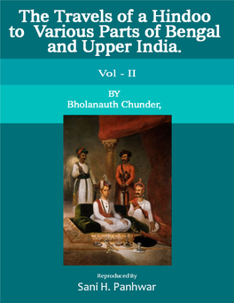The Travels of a Hindoo to Various Parts of Bengal