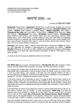 White Dog / 1982