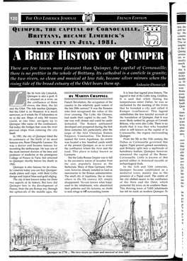 A Brief History of Quimper