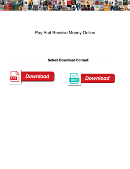 Pay and Receive Money Online
