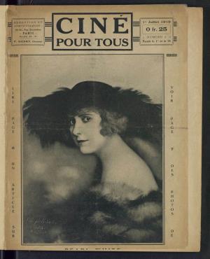 Ciné Pour Tous N°2, 01/07/1919