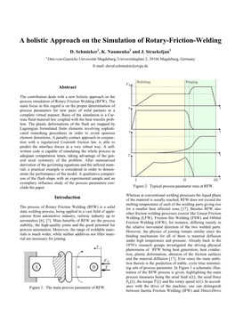 A Holistic Approach on the Simulation of Rotary-Friction-Welding