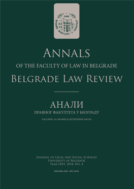Anali Pravnog Fakulteta U Beogradu 3–4/1982, 384–396 (Republished from Pravni Zbornik 1(2–3)/1933)