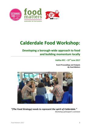Calderdale Food Workshop