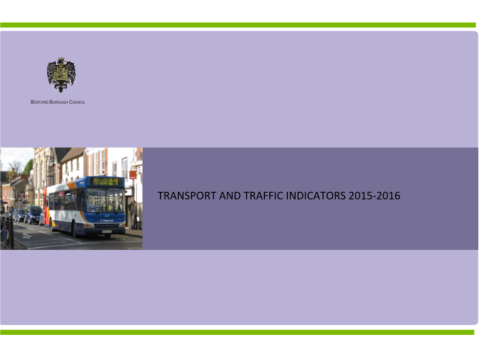 Transport and Traffic Indicators 2015-2016