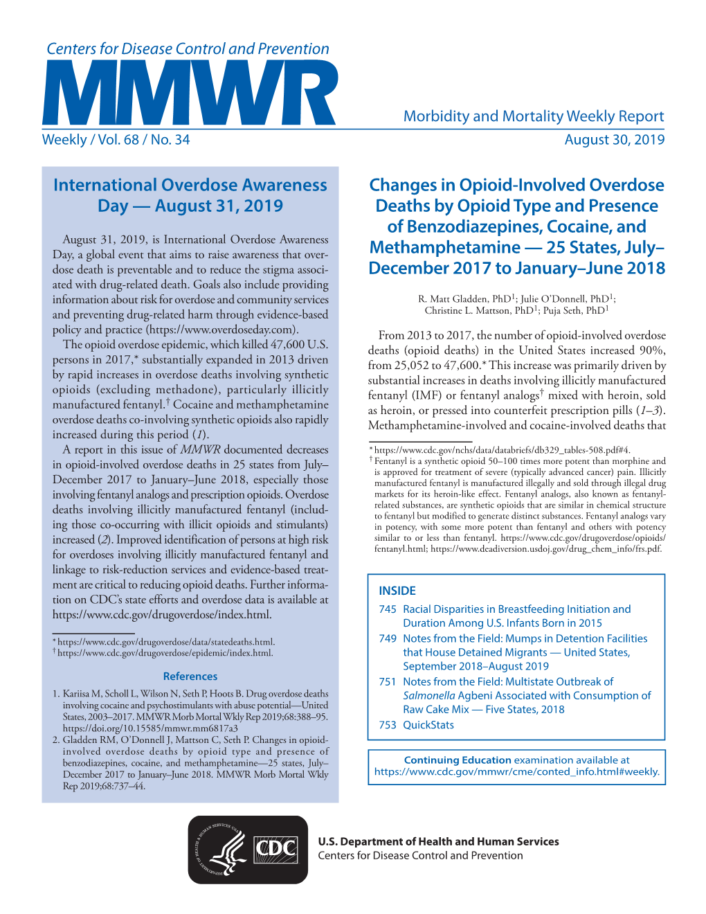 Changes in Opioid-Involved Overdose Deaths by Opioid Type And