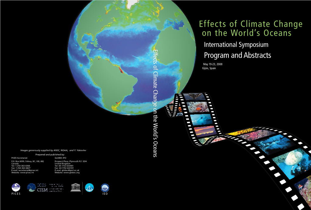 Effects of Climate Change on the World's Oceans