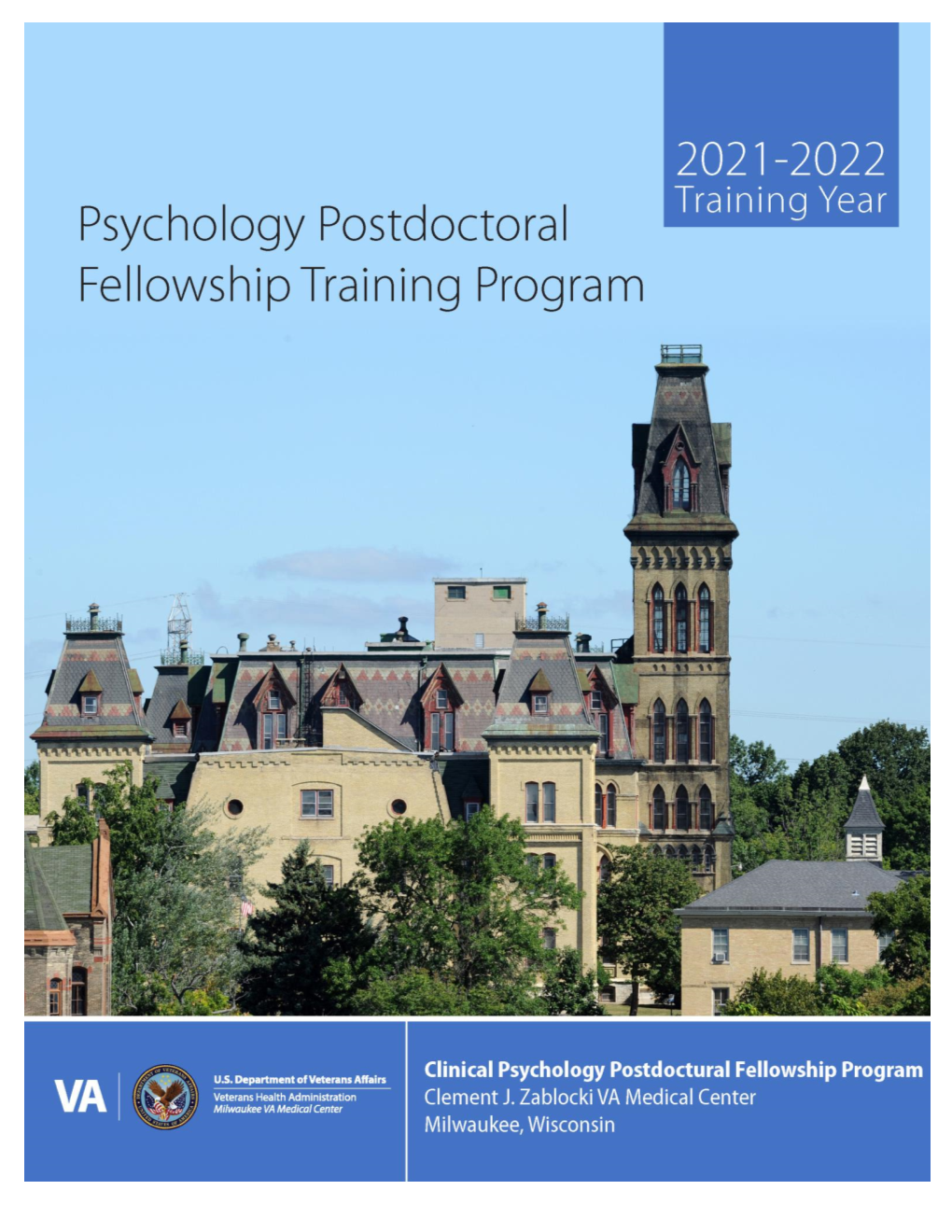 Psychology Postdoctoral Fellowship Training Program Brochure