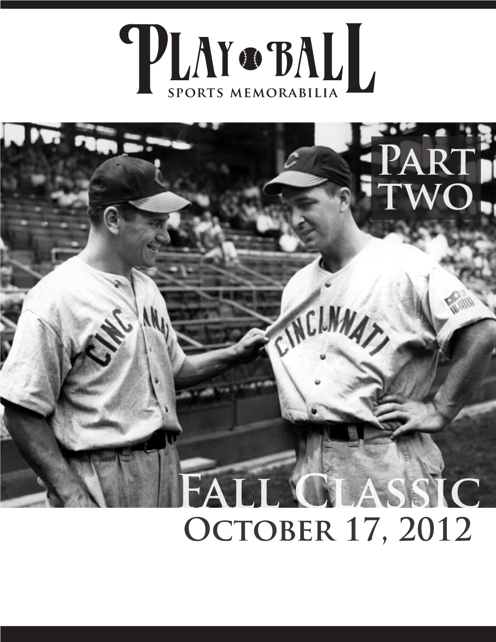 Fall Classic October 17, 2012 Ephemera