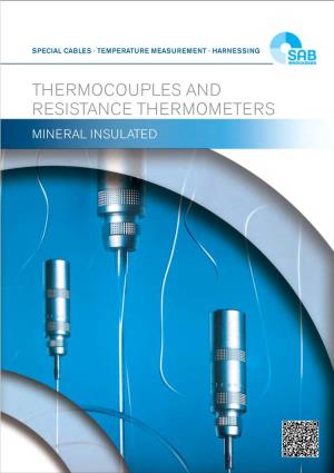 Thermocouples and Resistance Thermometers, Mineral Insulated