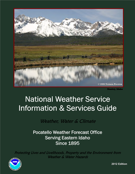 National Weather Service Information & Services Guide