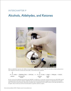 Alcohols, Aldehydes, and Ketones