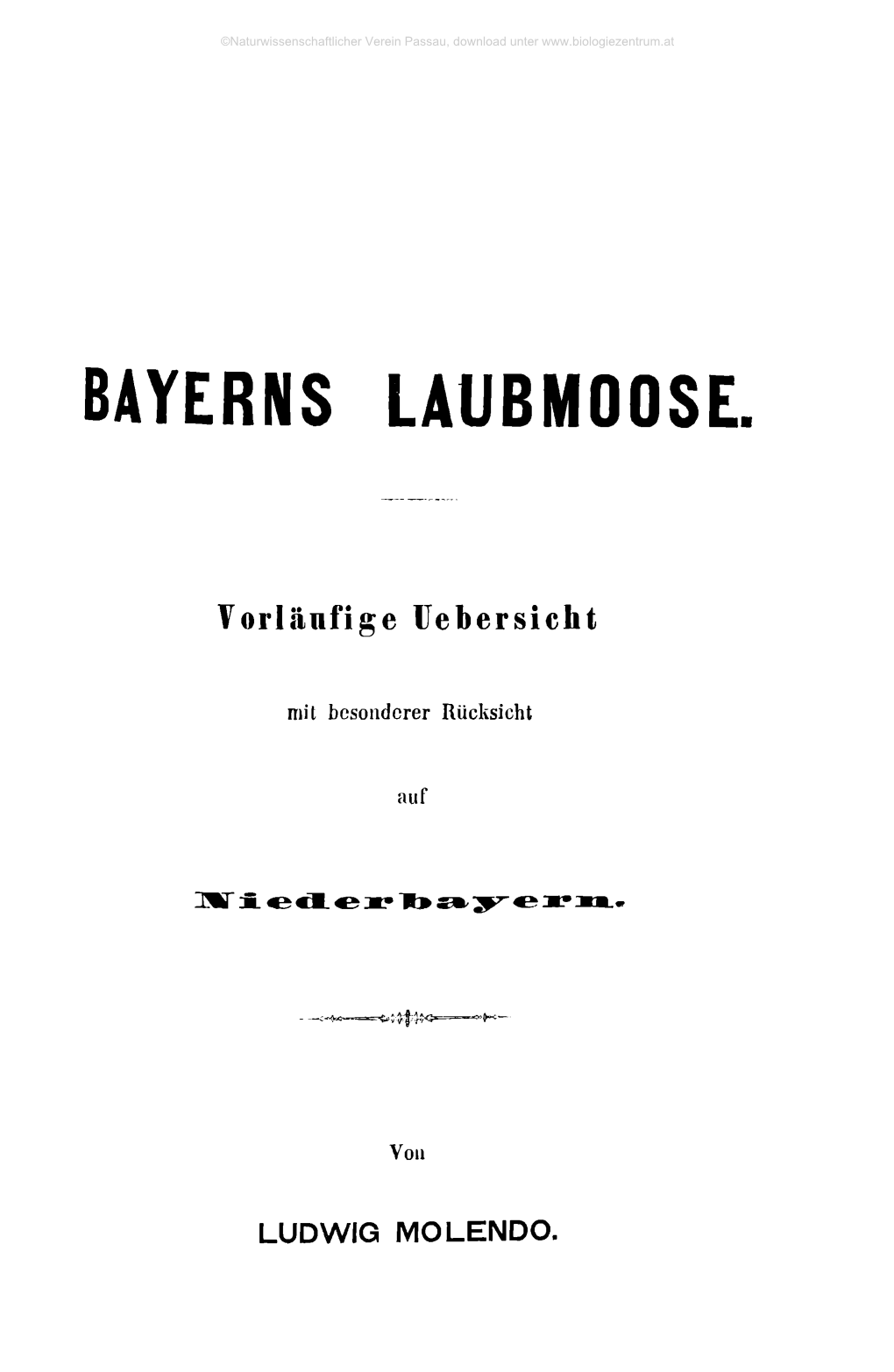 Bayerns Laubmoose