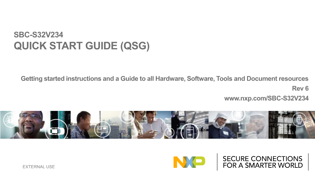 Sbc-S32v234 Quick Start Guide (Qsg)