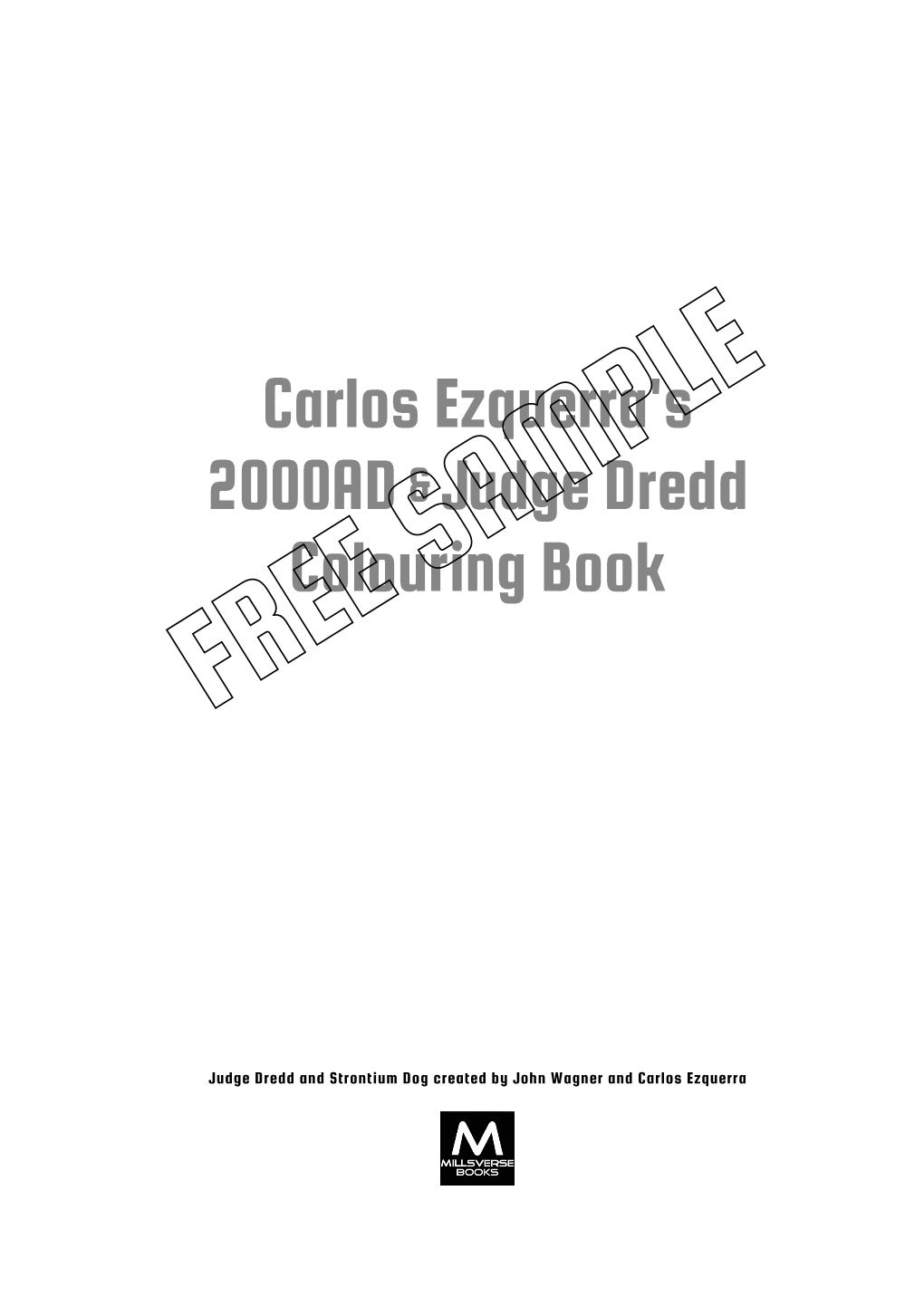 Carlos Ezquerra's 2000AD & Judge Dredd Colouring Book