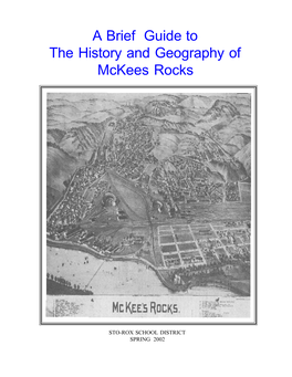 A Brief Guide to the History and Geography of Mckees Rocks