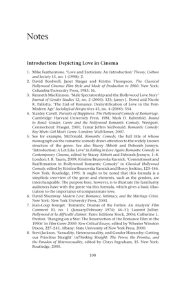 Introduction: Depicting Love in Cinema