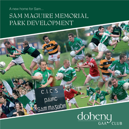 Sam Maguire Memorial Park Development