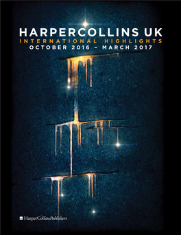 Harpercollins UK International Highlights October 2016 – March 2017 Contents Nujeen Mustafa