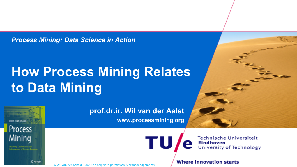 How Process Mining Relates to Data Mining