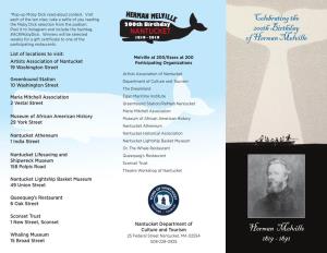 Celebrating the 200Th Birthday of Herman Melville