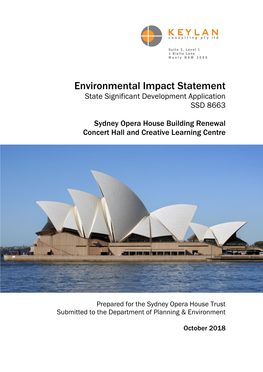Environmental Impact Statement State Significant Development Application SSD 8663