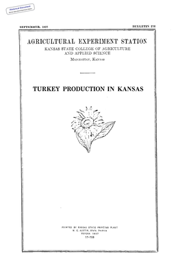 SB276 1937 Turkey Production in Kansas