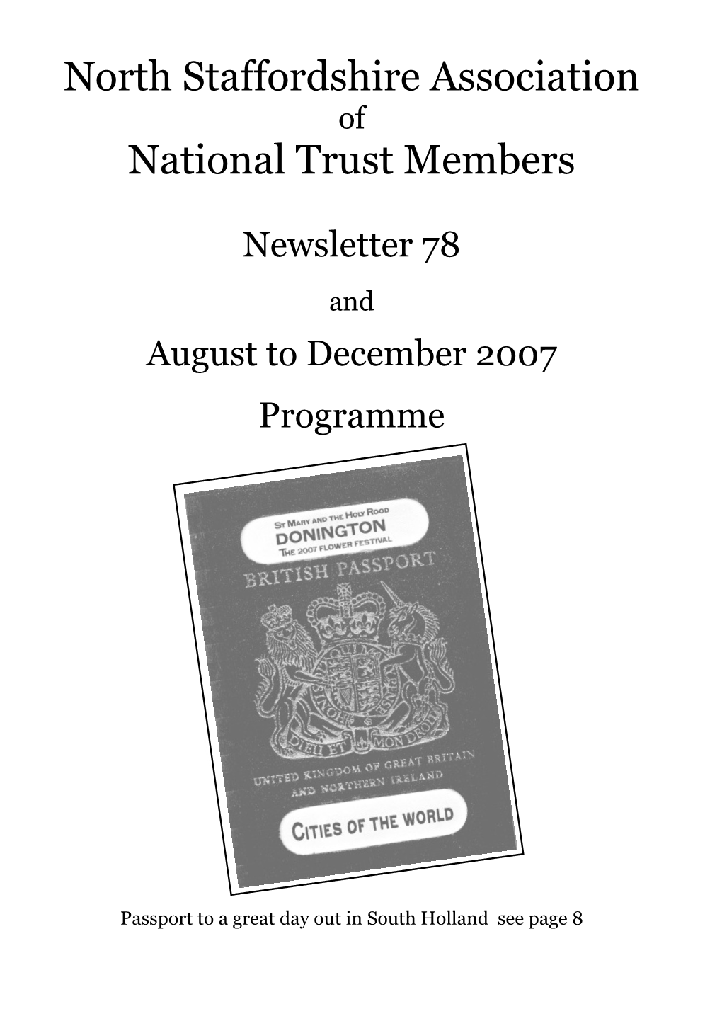 Newsletter 78 August 2007 3