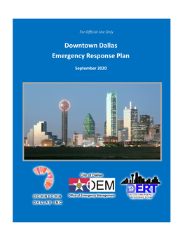 Dallas Emergency Response Plan 2020 Update