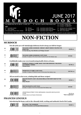 NON-FICTION MURDOCH Not All Carbs Are Evil! Satisfyingly Delicious Food to Keep You Full for Longer