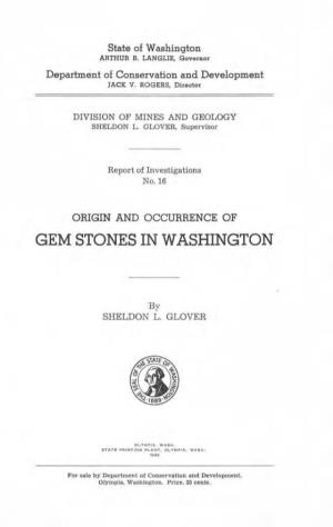 Gem Stones in Washington