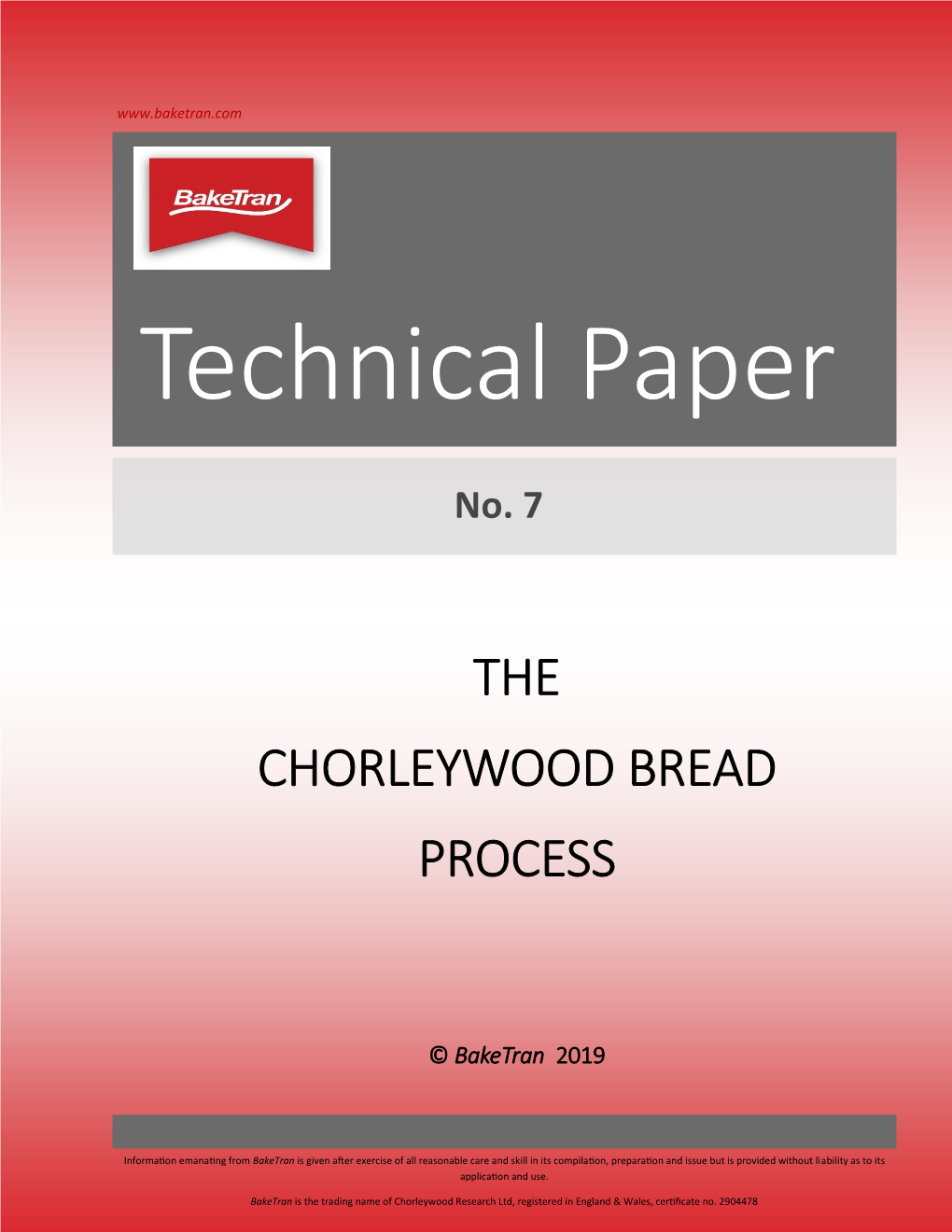 The Chorleywood Bread Process