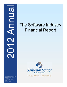 Software Equity Group's 2012 M&A Survey