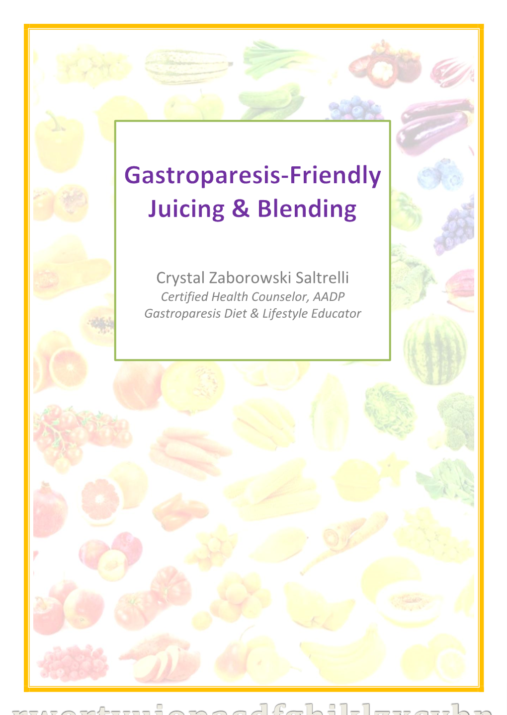 GP-Friendly Juicing & Blending