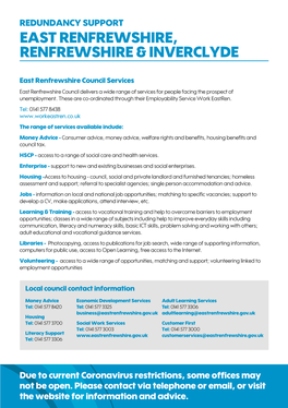 East Renfrewshire, Renfrewshire & Inverclyde